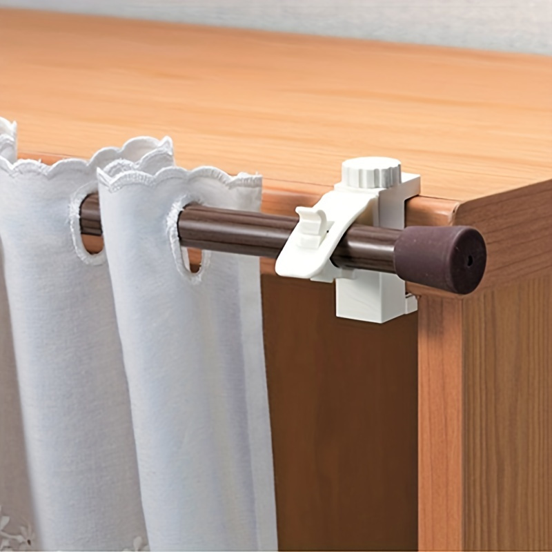Home Decor Manufacturers - 2개/세트 공간 절약형 커튼봉 브래킷 -