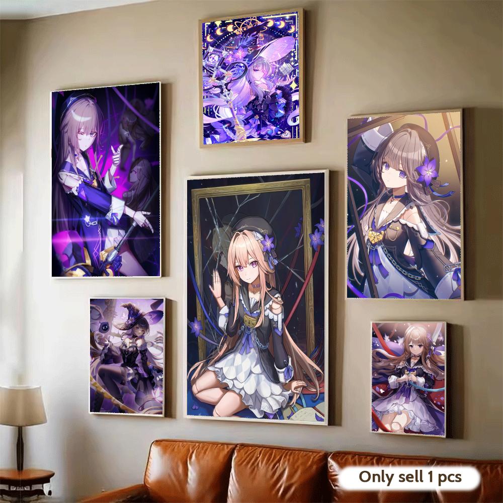 Home Decor Living Room Ideas - 게임 혼카이 스타 레일 헤르타 포스터,