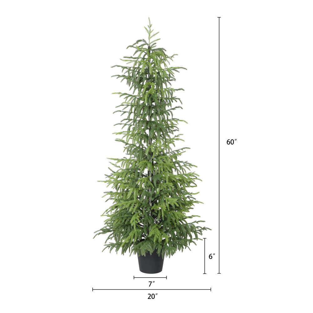 5피트 인조 리얼 터치 노퍽 파인 트리 1개/세트, 크 - Home Decor Store 리뷰 및 가격