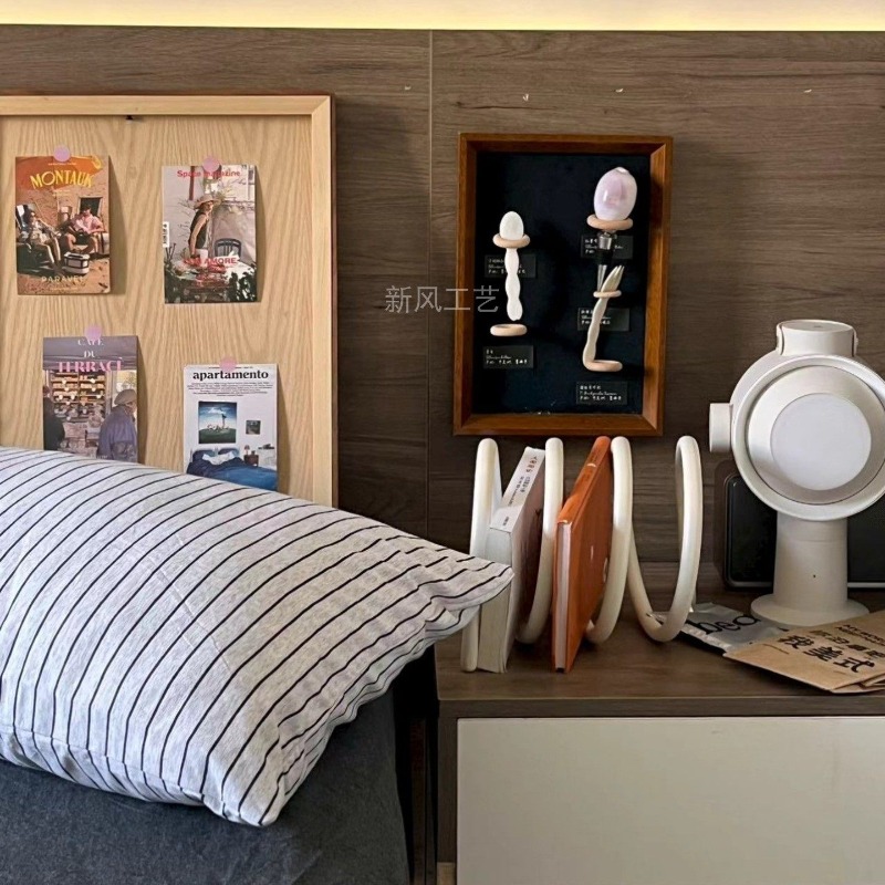 창의적인 미니멀리스트 금속 잡지 꽂이 데스크탑 책 전시 - Home Decor Magazine 리뷰 및 가격