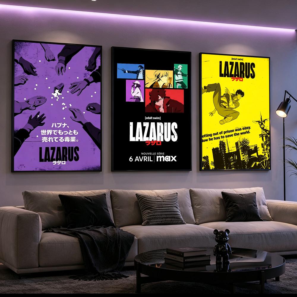 애니메이션 라자루스 포스터 HD 인쇄 사이버 펑크 스타 - Home Decor Living Room Ideas 리뷰 및 가격