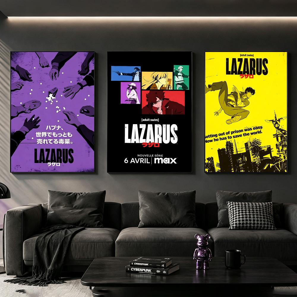 애니메이션 라자루스 포스터 HD 인쇄 사이버 펑크 스타 - Home Decor Living Room Ideas 리뷰 및 가격