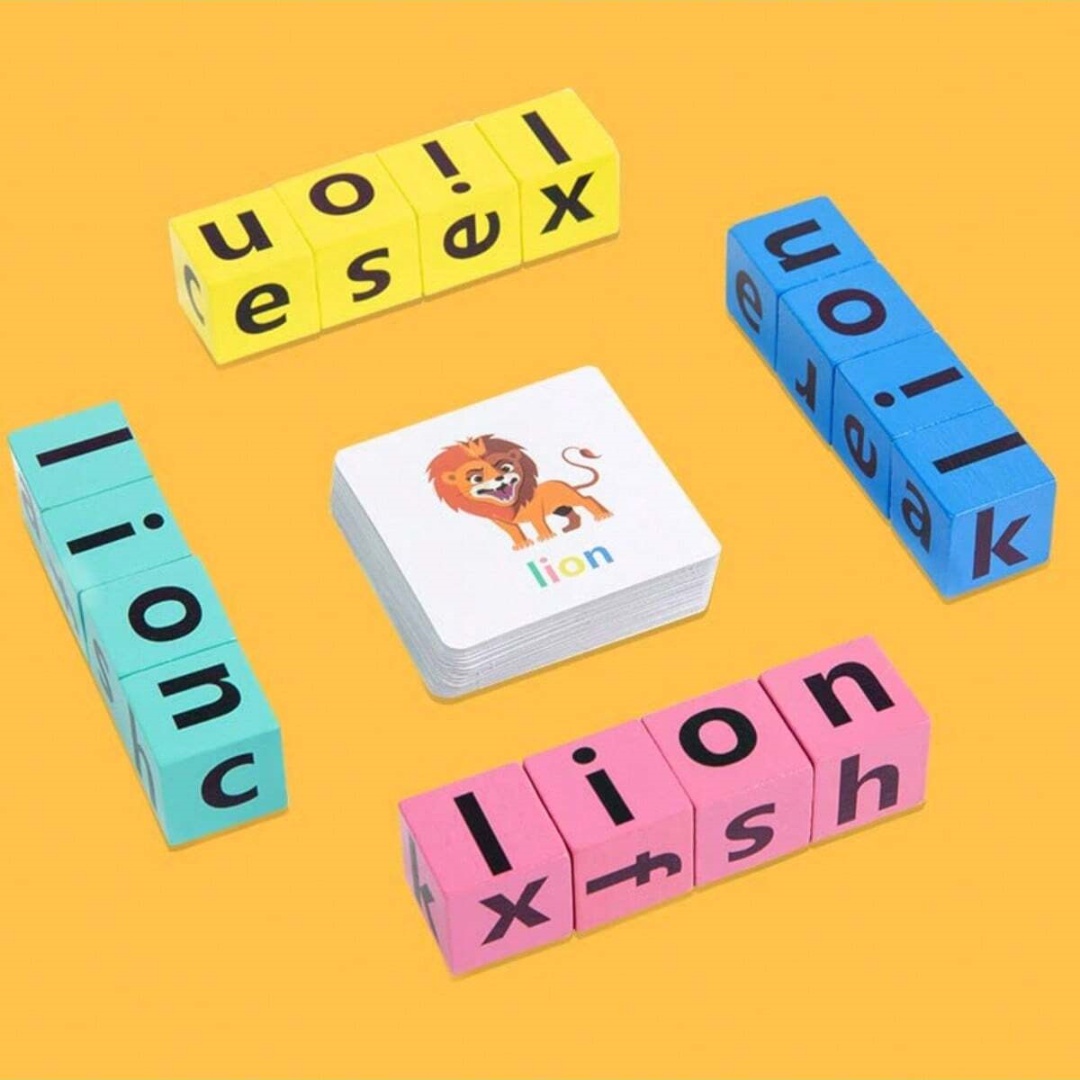 어린이 알파벳 철자 보드 게임, 16개의 글자 블록 + - Wooden Letter Sign 리뷰 및 가격