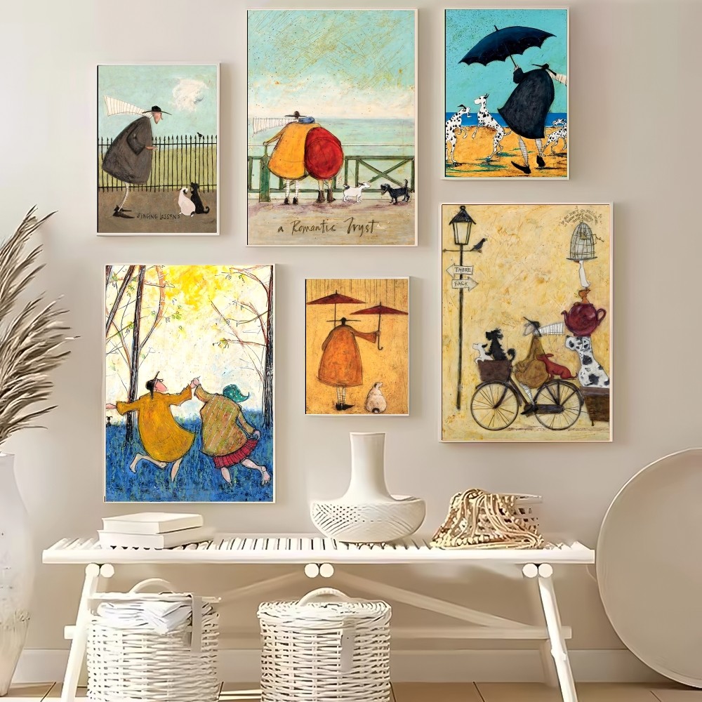 1PC S-Sam T-Toft 아트 포스터 거실 침실  - Home Decor Living Room Ideas 리뷰 및 가격