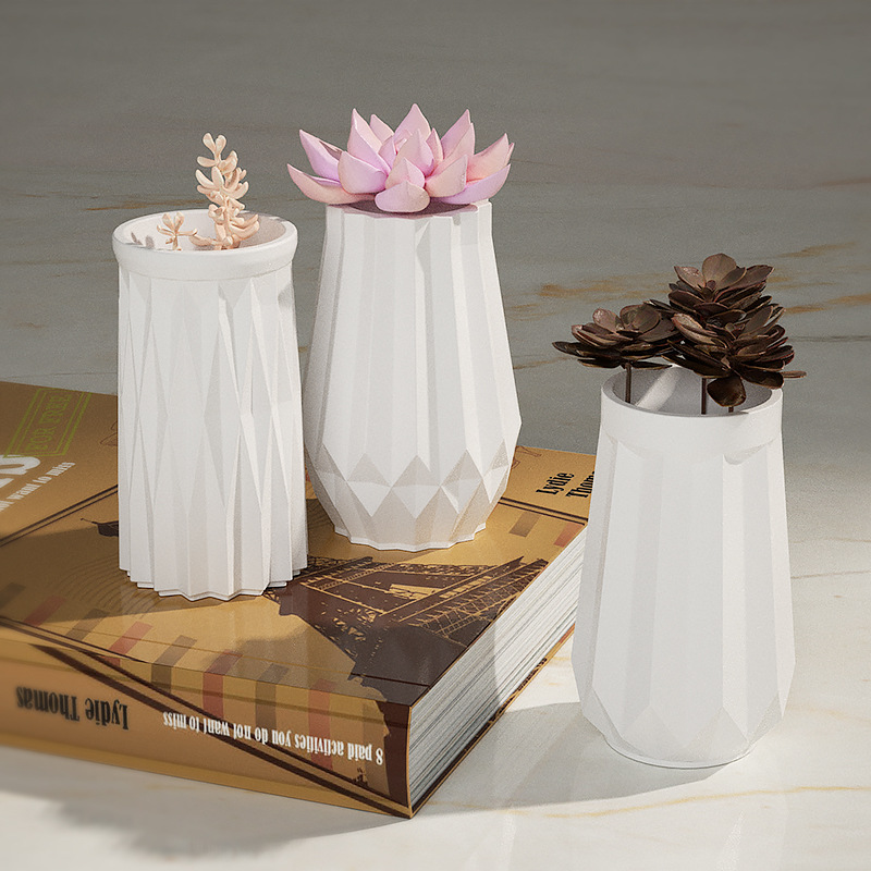 라운드 다이아몬드 꽃병 실리콘 몰드, DIY 석고 몰드 - Home Decor Store 리뷰 및 가격