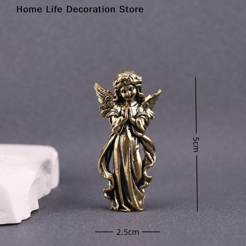 【H】구리 육익 천사 사랑 큐피드 동상 작은 장식품 황 - Home Decor Manufacturers 리뷰 및 가격