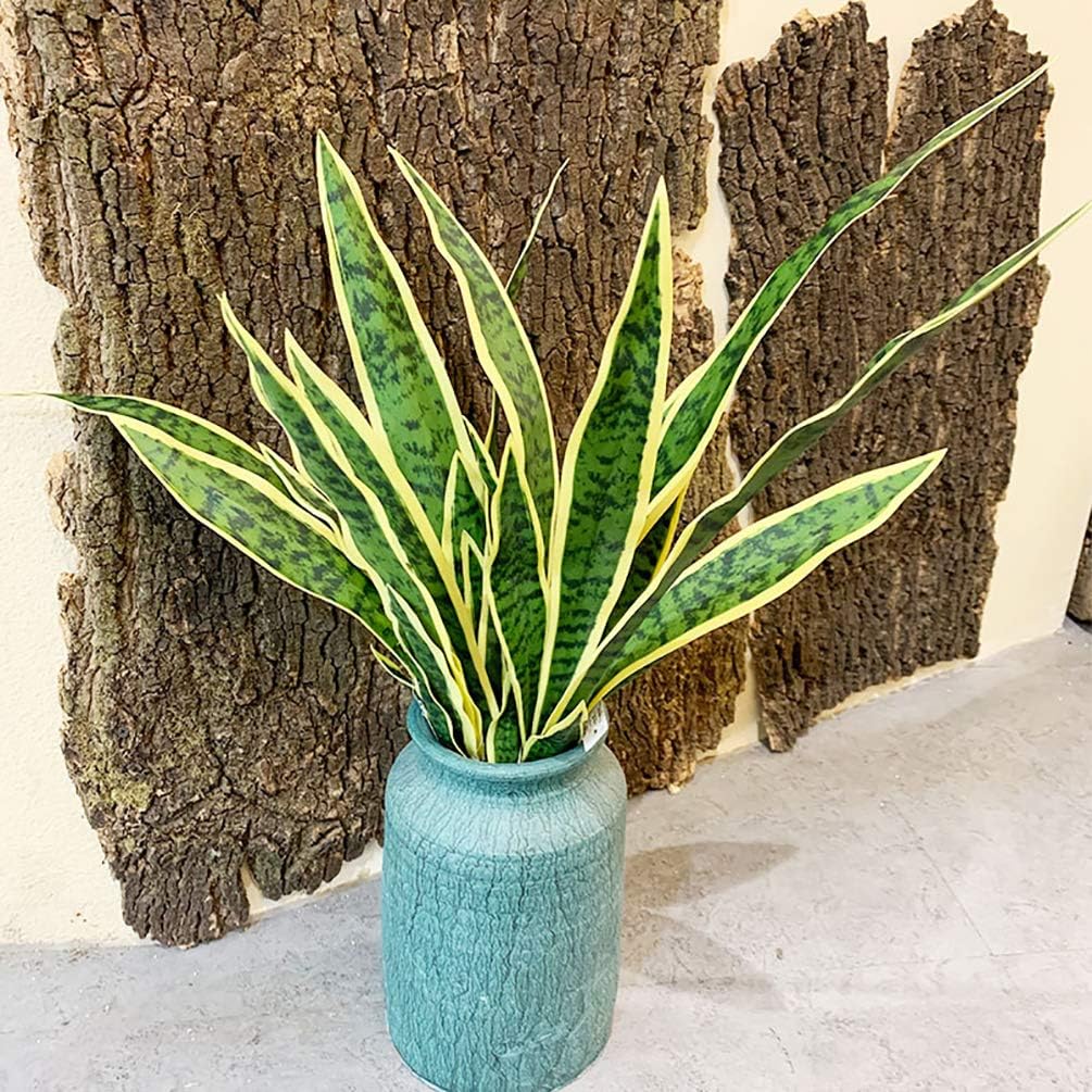 4 PCS 가짜 인공 뱀 가짜 Sansevieria 식 - Home Decor Store 리뷰 및 가격