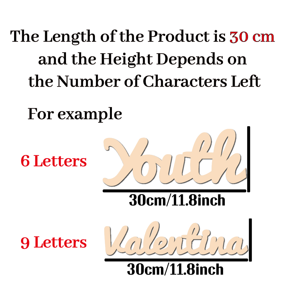 1개 만화 핀 예시 맞춤형 글자 나무 간판 나무 재질  - Wooden Letter Sign 리뷰 및 가격