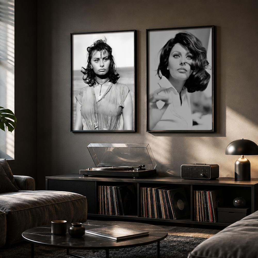 패션 S_소피아 로렌 매거진 포스터 HD 홈 벽 스티커 - Home Decor Magazine 리뷰 및 가격