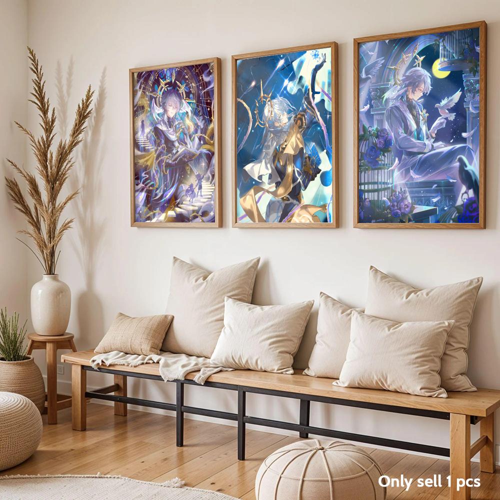 게임 선데이 혼카이 스타 레일 포스터, 현대적인 셀프  - Home Decor Living Room Ideas 리뷰 및 가격