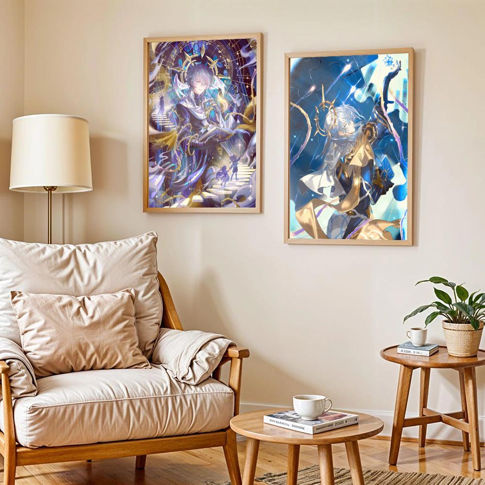 게임 선데이 혼카이 스타 레일 포스터, 현대적인 셀프  - Home Decor Living Room Ideas 리뷰 및 가격