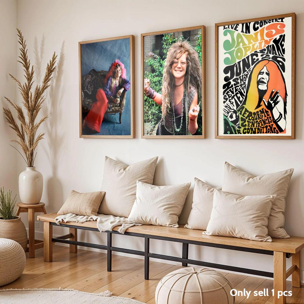 미국 가수 J-제니스 조플린 포스터 침실 및 거실 홈  - Home Decor Living Room Ideas 리뷰 및 가격