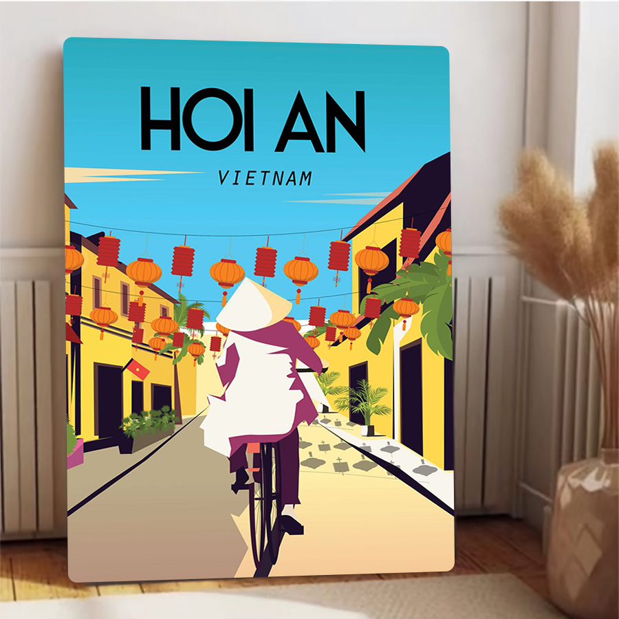 Hoi An 베트남 빈티지 금속 벽 예술 경치 좋은 거 - Home Decor Vietnam 리뷰 및 가격