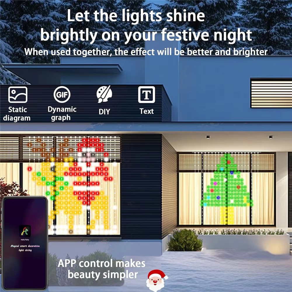 400LED 스마트 커튼 조명 블루투스 앱 원격 제어  - Fairy Lights Bedroom 리뷰 및 가격