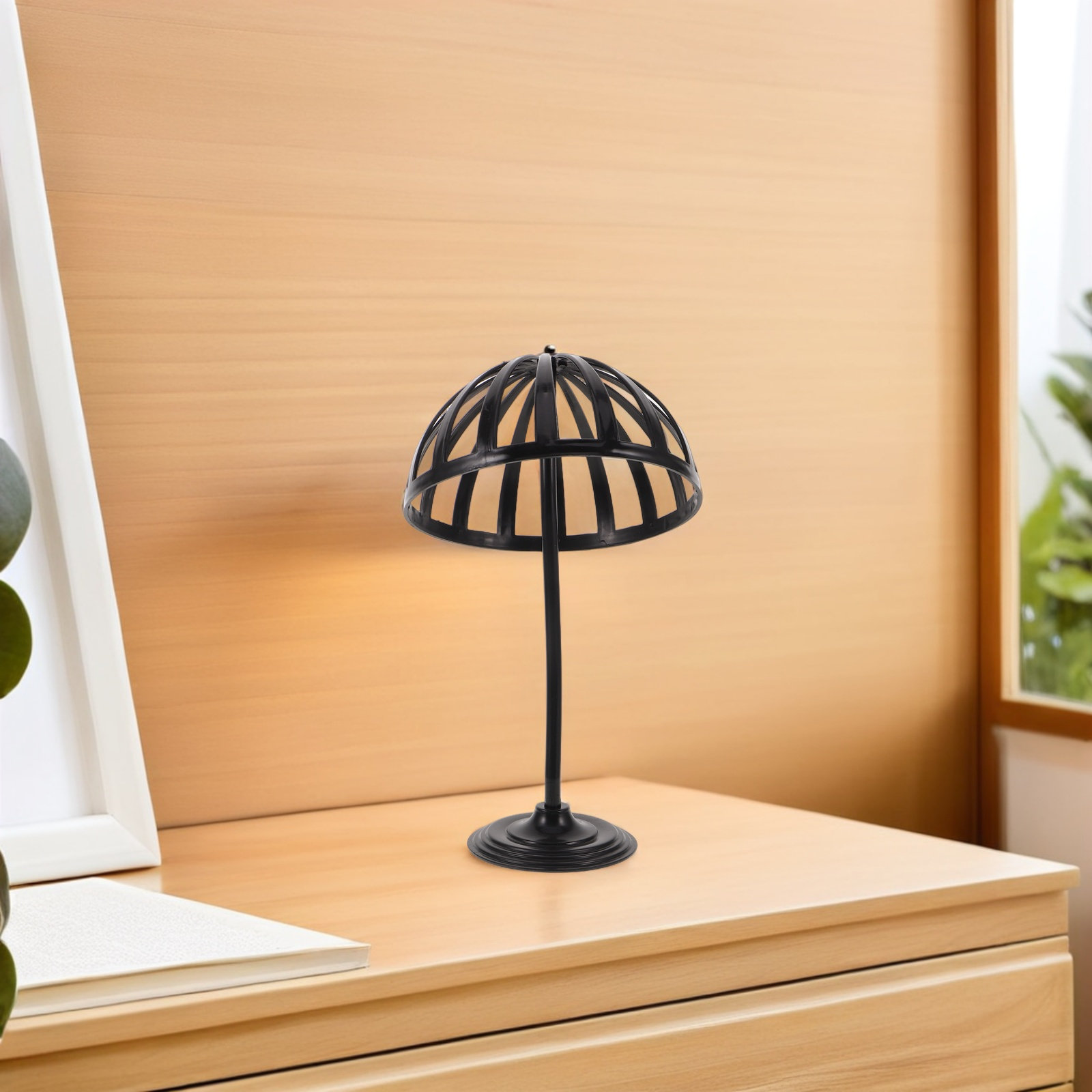 독립형 모자 거치대, 플라스틱 돔형, 검은색, 모자 보 - Home Decor Store 리뷰 및 가격