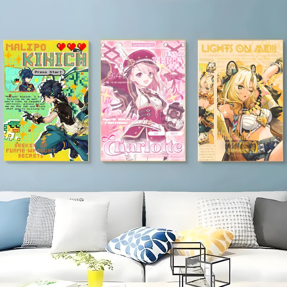 겐신 매거진 스타일 포스터 창의적인 실내 장식 예술품  - Home Decor Magazine 리뷰 및 가격