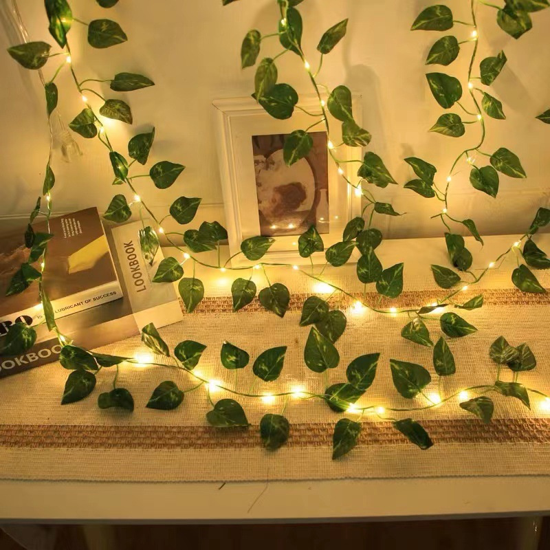 LED 웨딩 스트링 조명 배터리 2M/5M 녹색 잎사귀 - Fairy Lights Bedroom 리뷰 및 가격