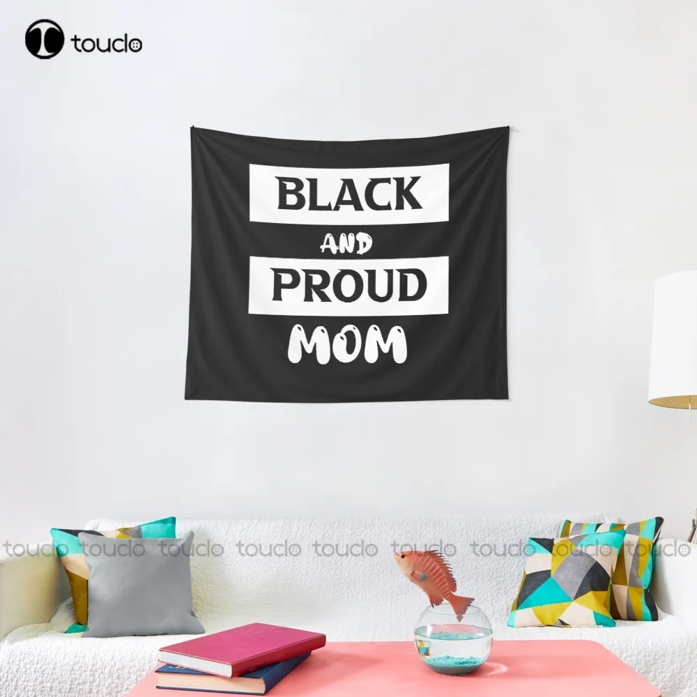 새로운 블랙 & 프라우드 맘 태피스트리 벽 태피스트리  - Home Decor Store 리뷰 및 가격