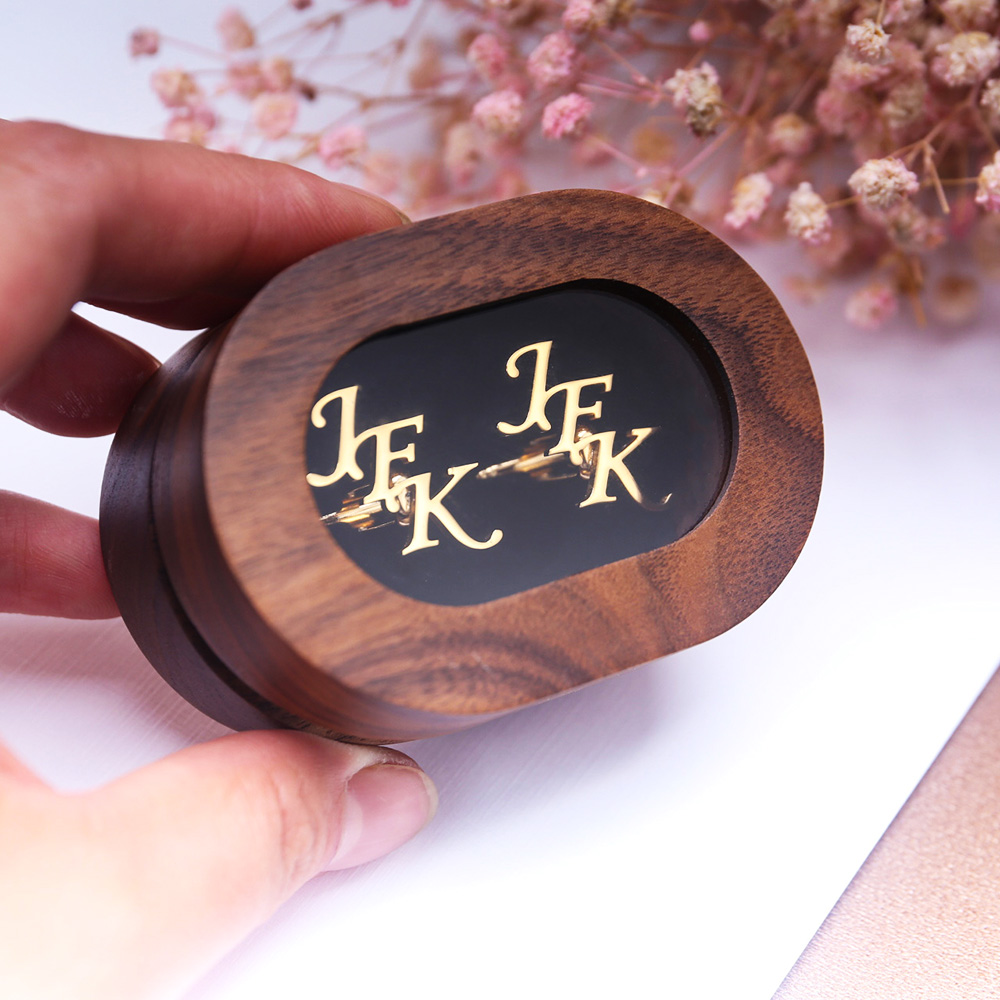 남성용 맞춤형 첫 글자 커프스 단추, 신랑의 결혼식 단 - Wooden Letter Sign 리뷰 및 가격