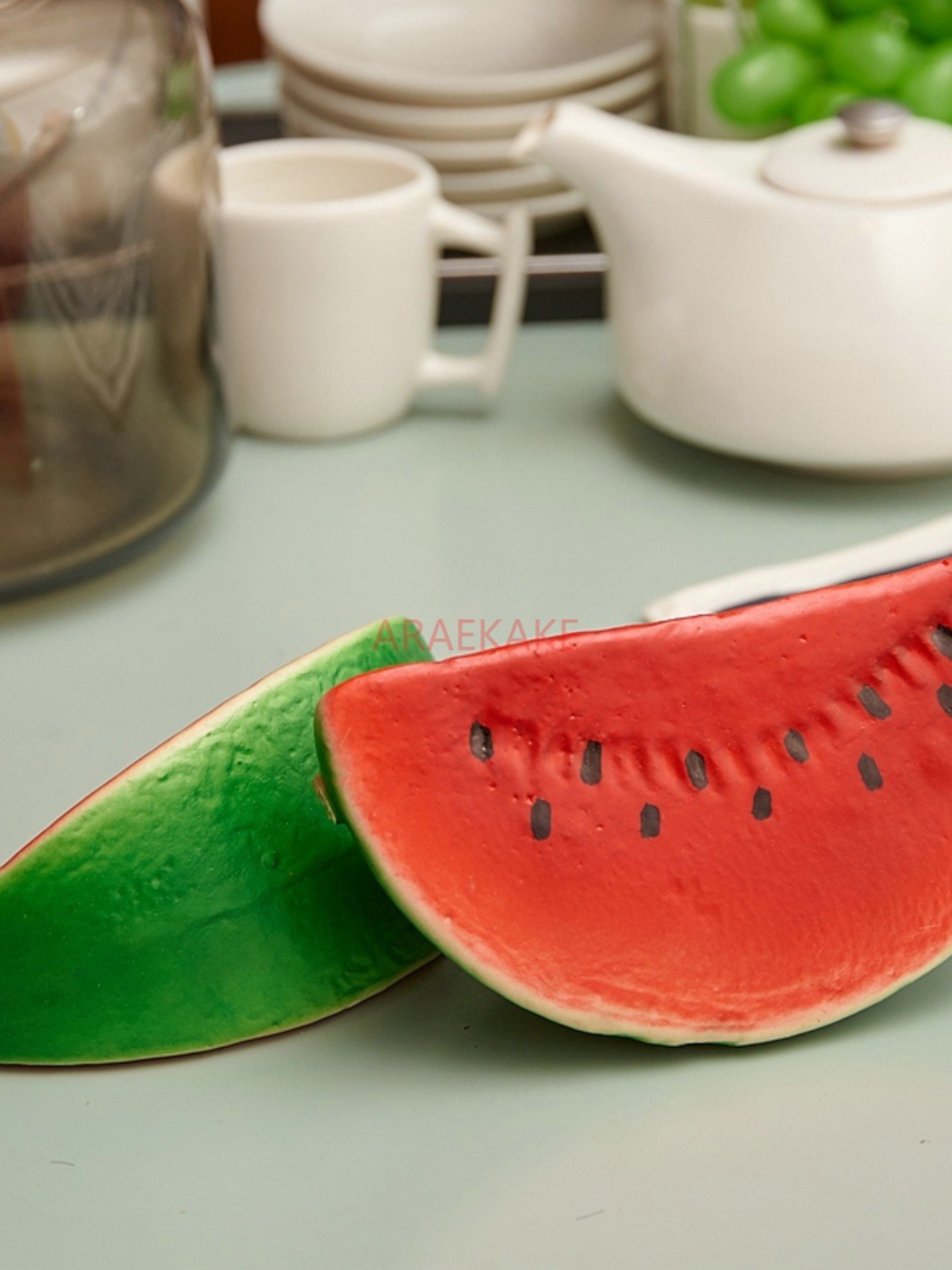 1pcs 시뮬레이션 과일 모델, 수박 조각, 과일 및  - Home Decor Store 리뷰 및 가격