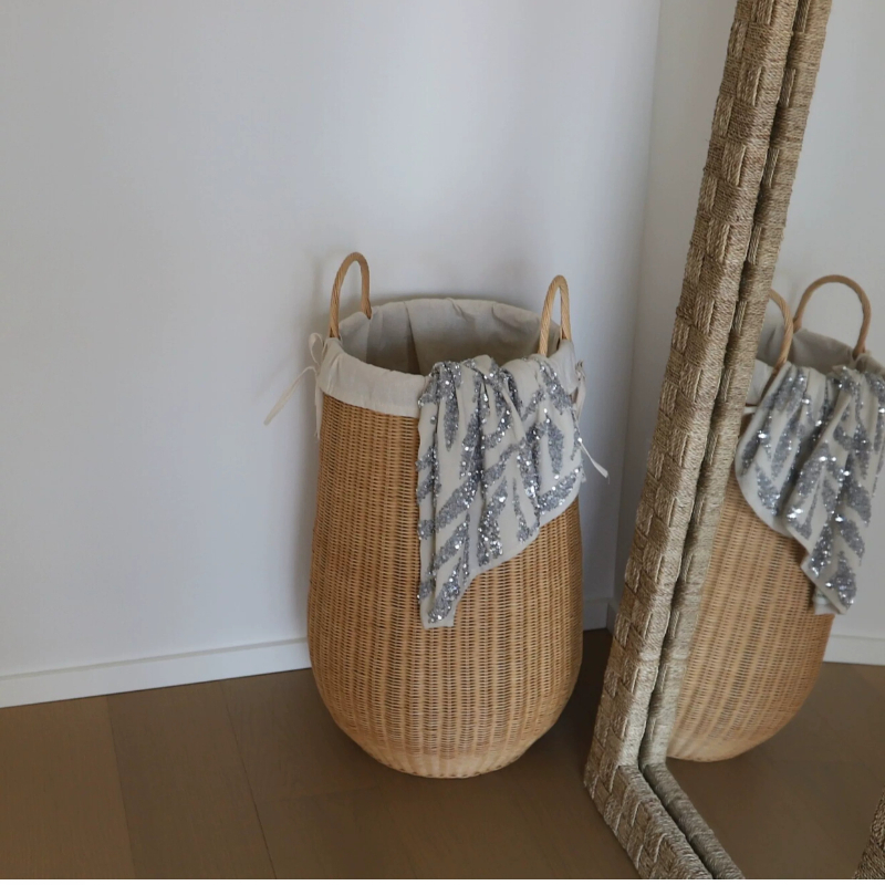 인스타 감성 라탄 빨래 바구니, 침실용 고급스러운 디자 - Home Decor Hampers 리뷰 및 가격